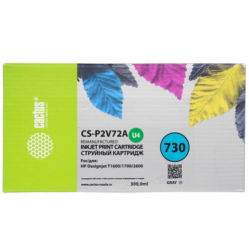 Купить Картридж Cactus CS-P2V72A серый  9926219. Характеристики, отзывы и цены в Донецке