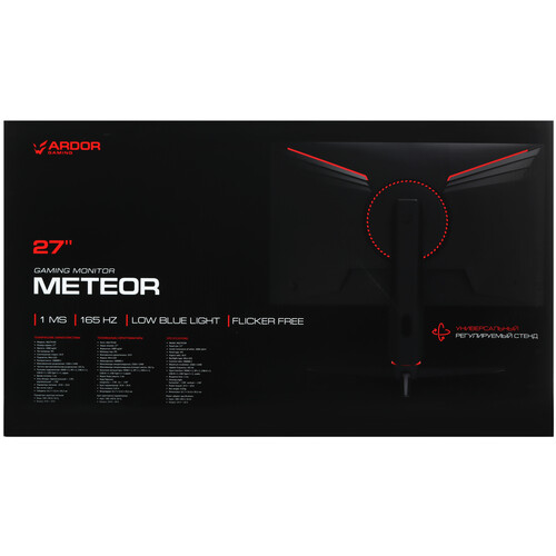 Купить 27" Монитор ARDOR GAMING METEOR AQ27H1M черный  5411415. Характеристики, отзывы и цены в Донецке