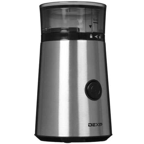 Купить Кофемолка электрическая DEXP CG-0300S серебристый  1308414. Характеристики, отзывы и цены в Донецке
