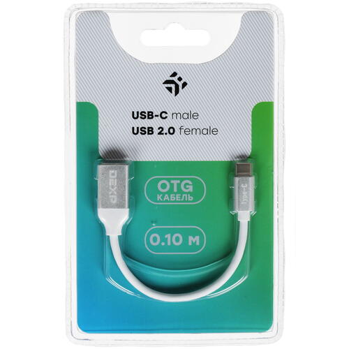 Купить OTG-кабель DEXP серебристый  1097185. Характеристики, отзывы и цены в Донецке