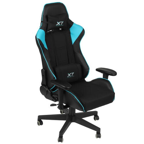 Купить Кресло игровое A4Tech X7 GG-1100 голубой  4849147. Характеристики, отзывы и цены в Донецке