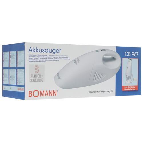 Купить Пылесос   ручной Bomann CB 967  белый  8117031. Характеристики, отзывы и цены в Донецке