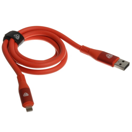 Купить Кабель круглый BY Lightning 8-pin - USB 2.0 Type-A оранжевый 1 м  5482099. Характеристики, отзывы и цены в Донецке