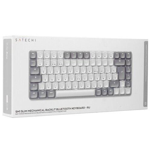 Купить Клавиатура проводная + беспроводная Satechi SM1 Slim Mechanical Backlit Bluetooth  9237107. Характеристики, отзывы и цены в Донецке