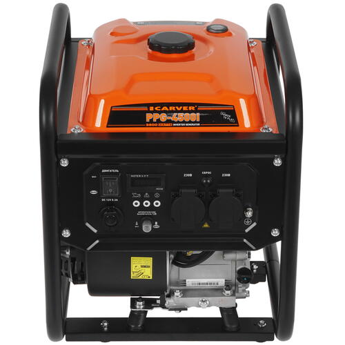 Купить Электрогенератор   бензиновый Carver PPG-4500I  9967102. Характеристики, отзывы и цены в Донецке