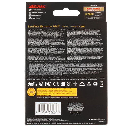 Купить Карта памяти SanDisk Extreme Pro SDXC 256 ГБ  5470869. Характеристики, отзывы и цены в Донецке