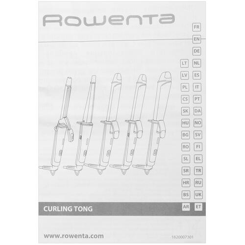 Купить Щипцы для завивки волос Rowenta Curling Tong CF2119F0  5073473. Характеристики, отзывы и цены в Донецке