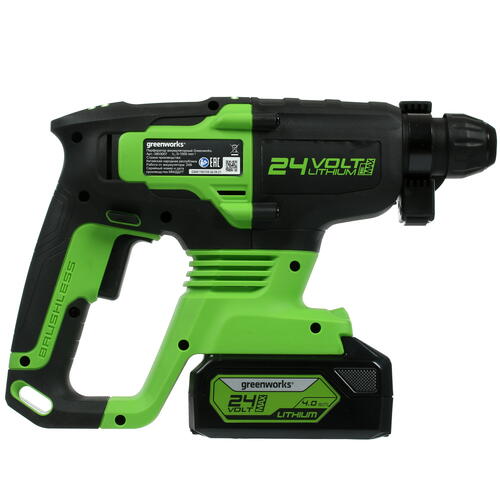 Купить Перфоратор GreenWorks GD24SDS2 24V  5346972. Характеристики, отзывы и цены в Донецке