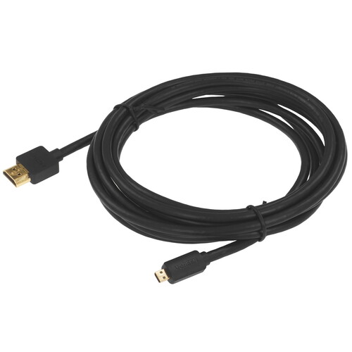 Купить Кабель однонаправленный Ugreen HDMI - micro HDMI, 3 м  5600471. Характеристики, отзывы и цены в Донецке
