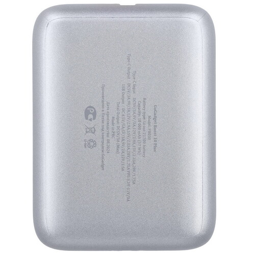 Купить Портативный аккумулятор GoGadget Boost 10 Plus серый  9206834. Характеристики, отзывы и цены в Донецке