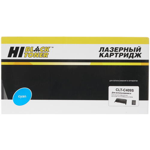 Купить Картридж лазерный Hi-Black CLT-C409S голубой, с чипом  7977365. Характеристики, отзывы и цены в Донецке