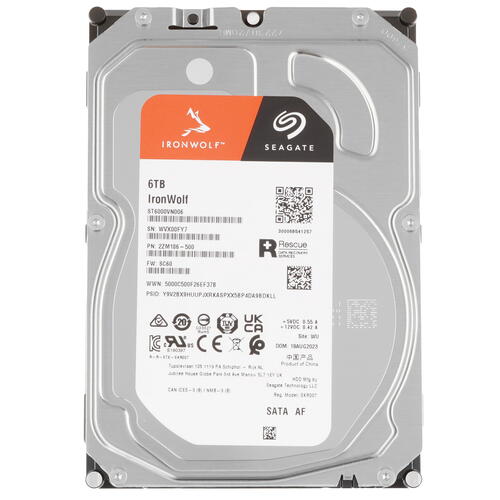 Купить 6 ТБ Жесткий диск Seagate IronWolf [ST6000VN006]  5439219. Характеристики, отзывы и цены в Донецке