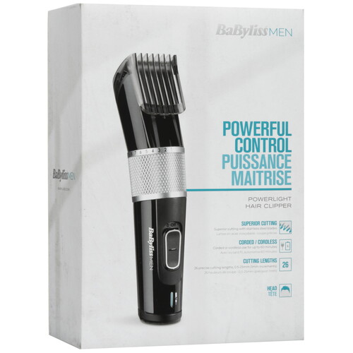 Купить Машинка для стрижки BaByliss E973E черный/серебристый  9902938. Характеристики, отзывы и цены в Донецке