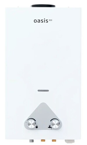 Купить Водонагреватель газовый Oasis Eco EU-20/W  9231828. Характеристики, отзывы и цены в Донецке
