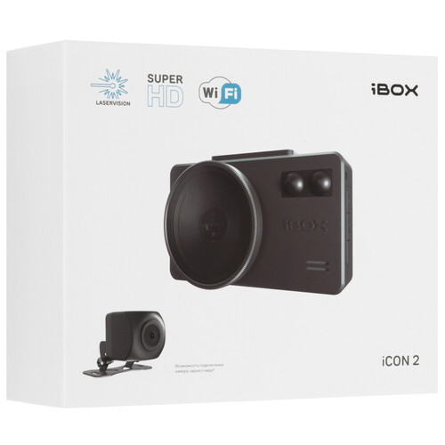 Купить Видеорегистратор с радар-детектором iBOX iCON 2 LaserVision WiFi Signature Dual  9293148. Характеристики, отзывы и цены в Донецке