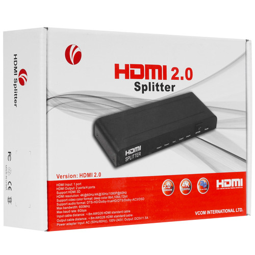 Купить Разветвитель VCOM DD424  5471679. Характеристики, отзывы и цены в Донецке