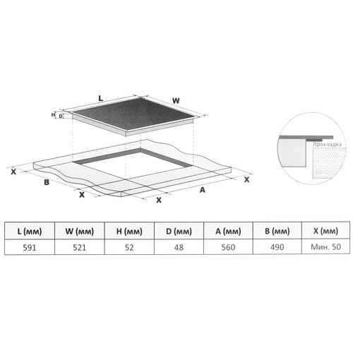Купить Электрическая варочная поверхность DEXP EH60-B01  9199923. Характеристики, отзывы и цены в Донецке