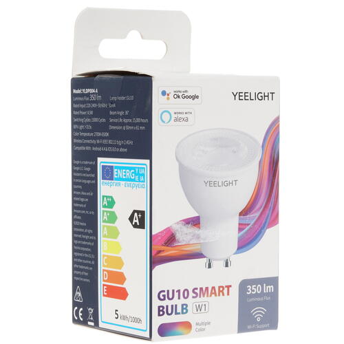 Купить Умная светодиодная лампа Yeelight GU10 Smart bulb YLDP004-A  5324263. Характеристики, отзывы и цены в Донецке