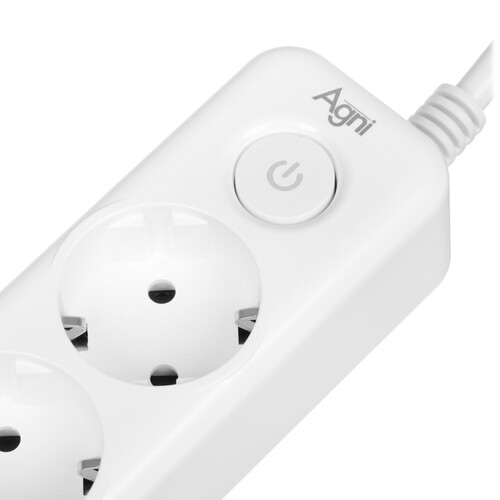 Купить Сетевой фильтр AGNI TP-FD3E белый  9289343. Характеристики, отзывы и цены в Донецке
