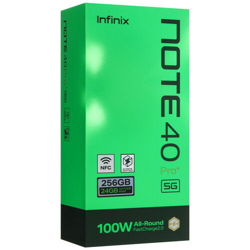 Купить 6.78" Смартфон Infinix NOTE 40 Pro+ 5G 256 ГБ черный  5458533. Характеристики, отзывы и цены в Донецке