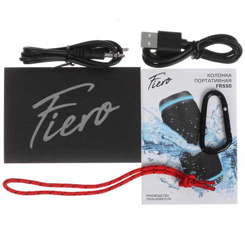 Купить Портативная колонка Fiero Vortex M, красный  5099515. Характеристики, отзывы и цены в Донецке