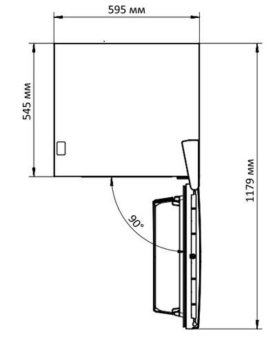 Купить Холодильник с морозильником   DEXP B4-34AMA белый  9263056. Характеристики, отзывы и цены в Донецке