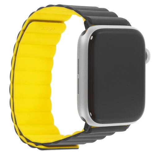 Купить Ремешок uBear для Apple Watch 38/ 40/ 41mm черный/желтый  5460690. Характеристики, отзывы и цены в Донецке