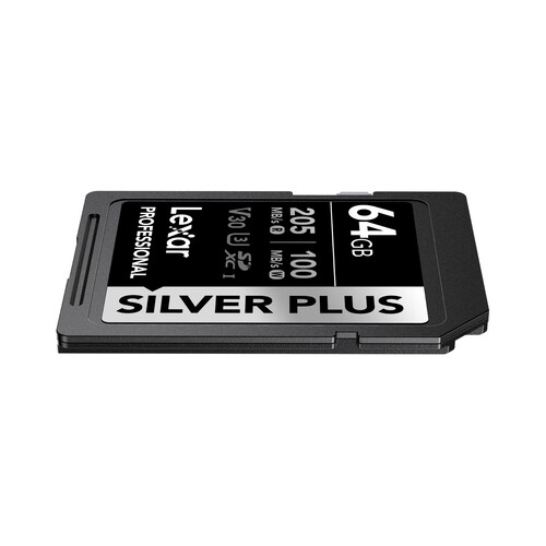 Купить Карта памяти Lexar Professional Silver Plus SDXC 64 ГБ  5641157. Характеристики, отзывы и цены в Донецке