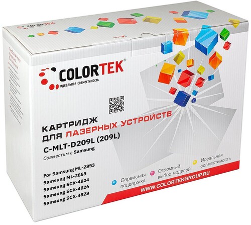 Купить Картридж лазерный Colortek MLT-D209L черный  8157578. Характеристики, отзывы и цены в Донецке