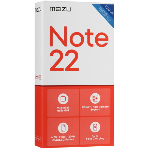 Купить 6.78" Смартфон Meizu Note 22 128 ГБ золотистый  5634574. Характеристики, отзывы и цены в Донецке