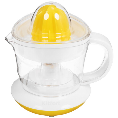 Купить Соковыжималка электрическая Kitfort КТ-1148-1 желтый  9055121. Характеристики, отзывы и цены в Донецке