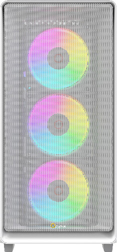 Купить Корпус Ocypus Gamma C60 ARGB [Gamma-C60-WHG400XX-GL] белый  5628002. Характеристики, отзывы и цены в Донецке