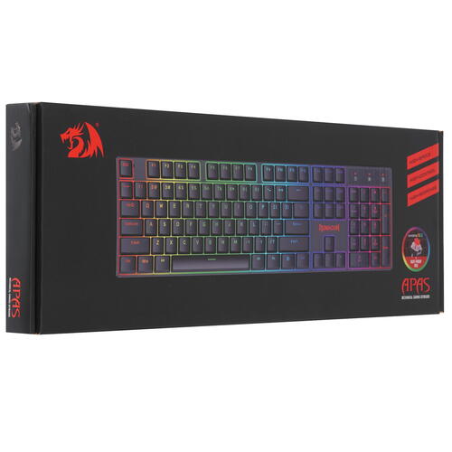 Купить Клавиатура  проводная Redragon Apas  5094606. Характеристики, отзывы и цены в Донецке