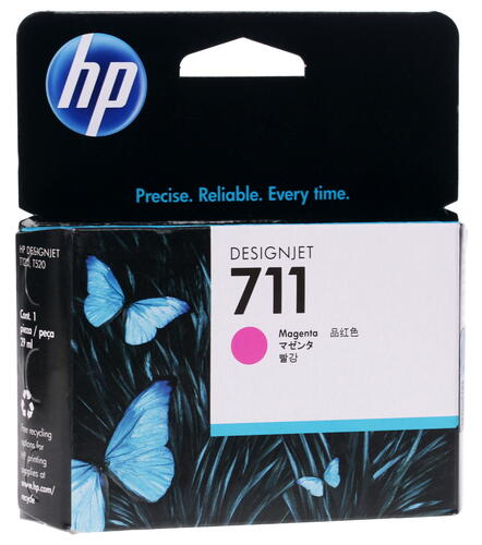 Купить Картридж HP 711 (CZ131AE) пурпурный  0185912. Характеристики, отзывы и цены в Донецке