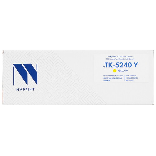Купить Картридж лазерный NV-Print NV-TK-5240 желтый  9095642. Характеристики, отзывы и цены в Донецке