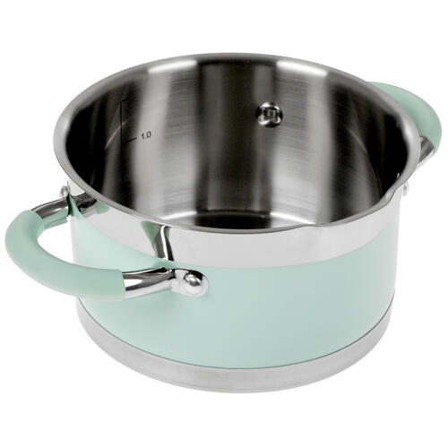 Купить Кастрюля Lara Mint LR02-540 1.7 л 16 см  8192703. Характеристики, отзывы и цены в Донецке