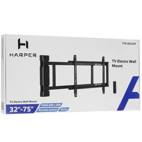 Купить Кронштейн для ТВ Harper TVE-8032M черный  9174495. Характеристики, отзывы и цены в Донецке