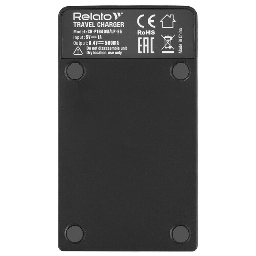 Купить Зарядное устройство Relato CH-P1640U/ LP-E5  8118592. Характеристики, отзывы и цены в Донецке