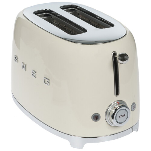 Купить Тостер Smeg TSF01CREU бежевый  1152598. Характеристики, отзывы и цены в Донецке