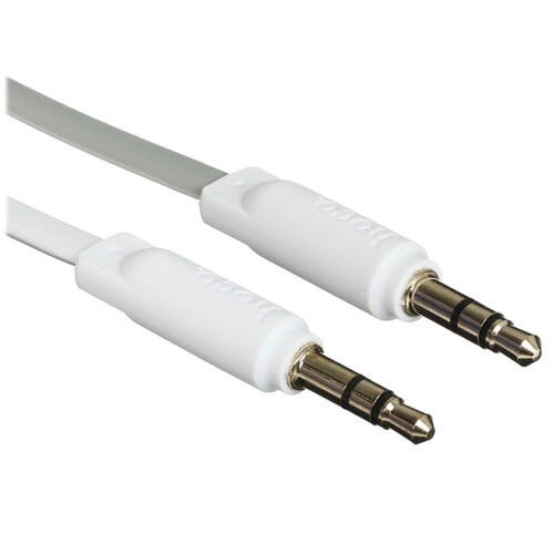 Купить Кабель   Hoco jack 3.5 мм - jack 3.5 мм белый  9238002. Характеристики, отзывы и цены в Донецке