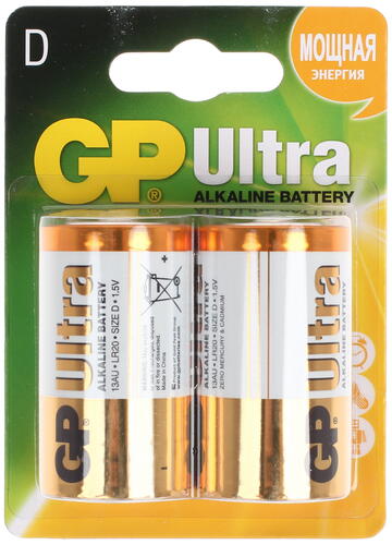 Купить Батарейка GP Ultra D / D (LR20/R20/ER34615)  1135690. Характеристики, отзывы и цены в Донецке