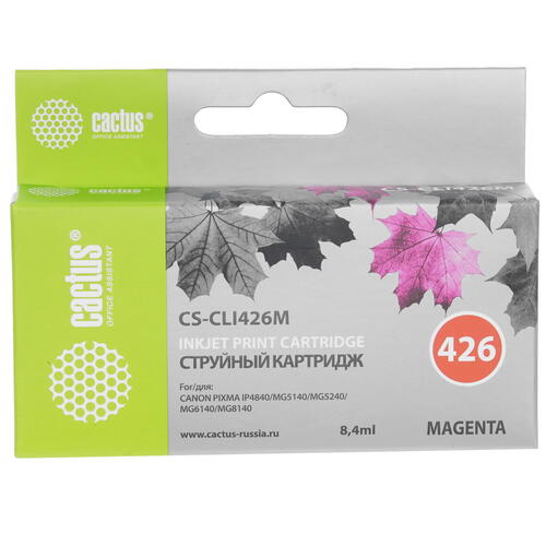 Купить Картридж Cactus CS-CLI426M пурпурный  6605421. Характеристики, отзывы и цены в Донецке