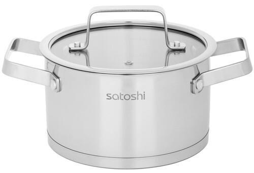 Купить Кастрюля SATOSHI Шато 822-266 2.5 л 18 см серебристый  9195517. Характеристики, отзывы и цены в Донецке