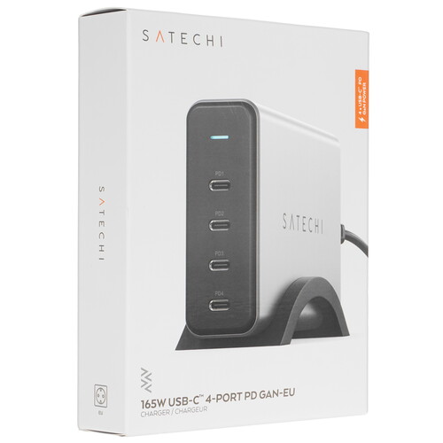 Купить Сетевое зарядное устройство Satechi 165W 4-Port серый  5048661. Характеристики, отзывы и цены в Донецке