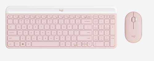 Купить Клавиатура+мышь беспроводная   Logitech Slim Wireless Desktop MK470 розовый  5472001. Характеристики, отзывы и цены в Донецке