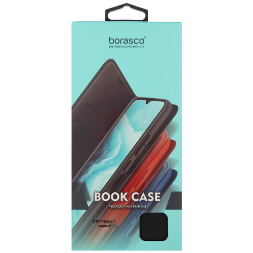 Купить Чехол-книжка  BoraSCO Book Case для CMF Phone 1 черный  5495668. Характеристики, отзывы и цены в Донецке