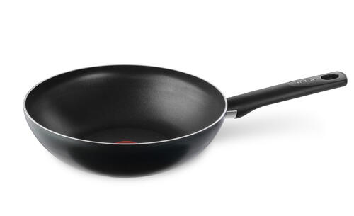 Купить Вок-сковорода Tefal Just 4212628, 28 см черный  4861980. Характеристики, отзывы и цены в Донецке