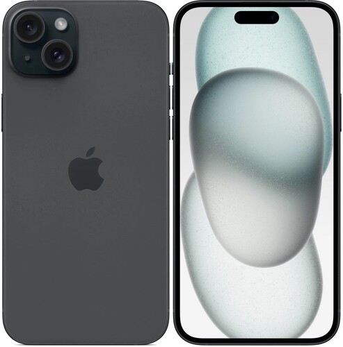 Купить 6.7" Смартфон Apple iPhone 15 Plus 256 ГБ черный  5432120. Характеристики, отзывы и цены в Донецке