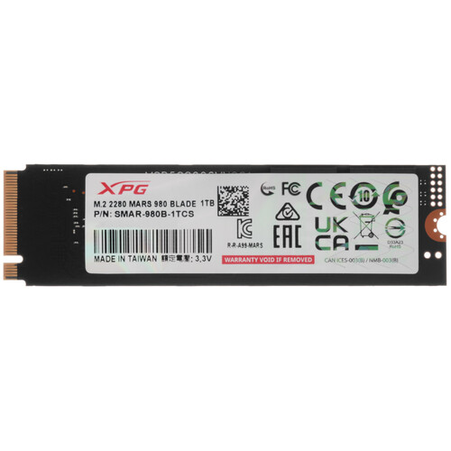 Купить 1000 ГБ M.2 NVMe накопитель ADATA XPG MARS 980 BLADE  5623085. Характеристики, отзывы и цены в Донецке