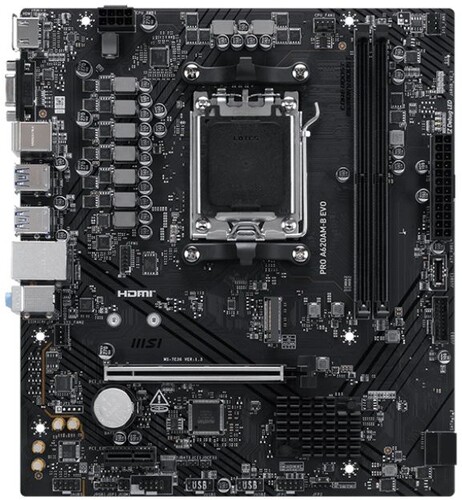 Купить Материнская плата MSI PRO A620AM-B EVO  5641773. Характеристики, отзывы и цены в Донецке